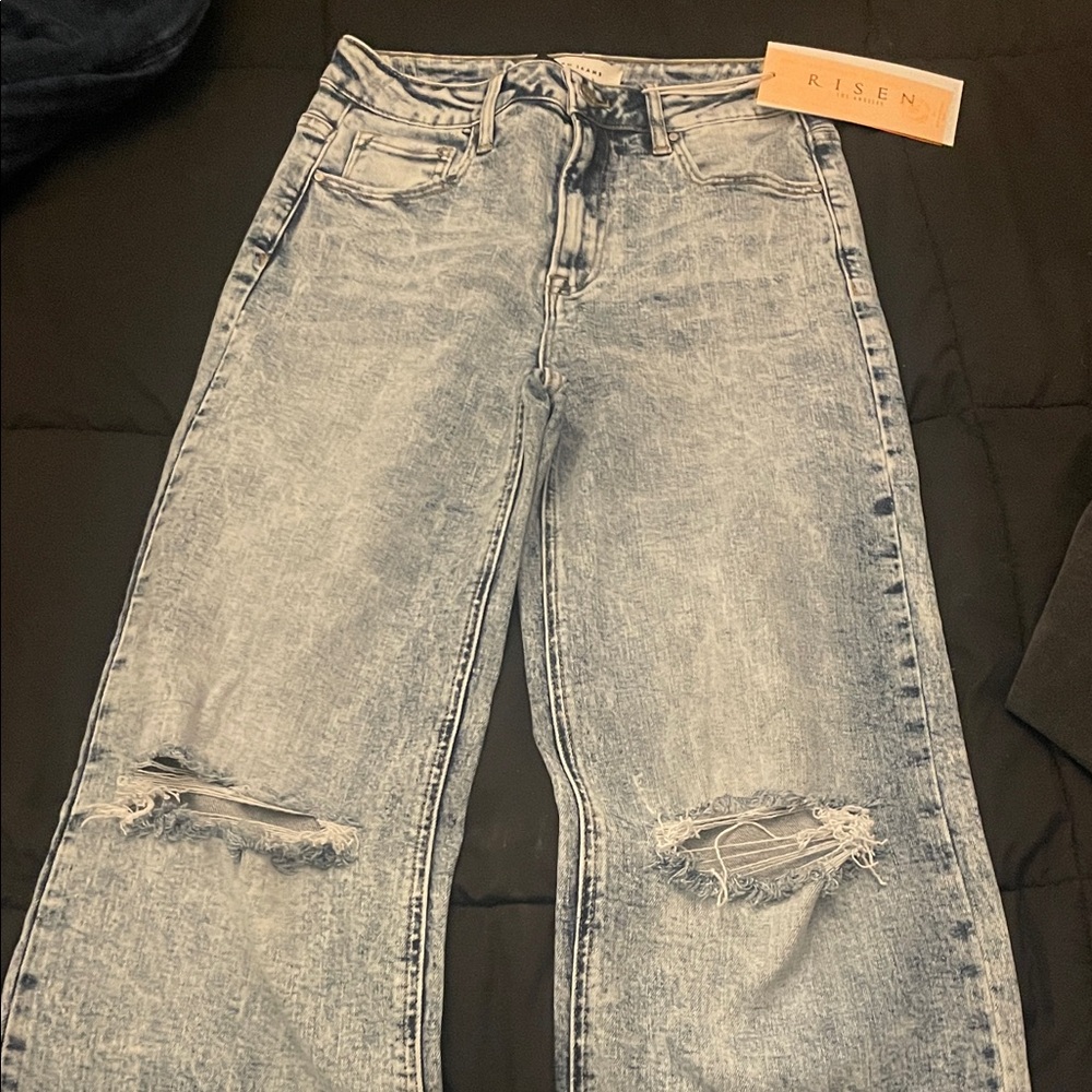 Risen Women's Blue Boot Cut Jeans